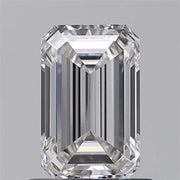0.91ct Emerald Lab Grown Diamond (Colour G, Clarity VS1, IGI Certified)